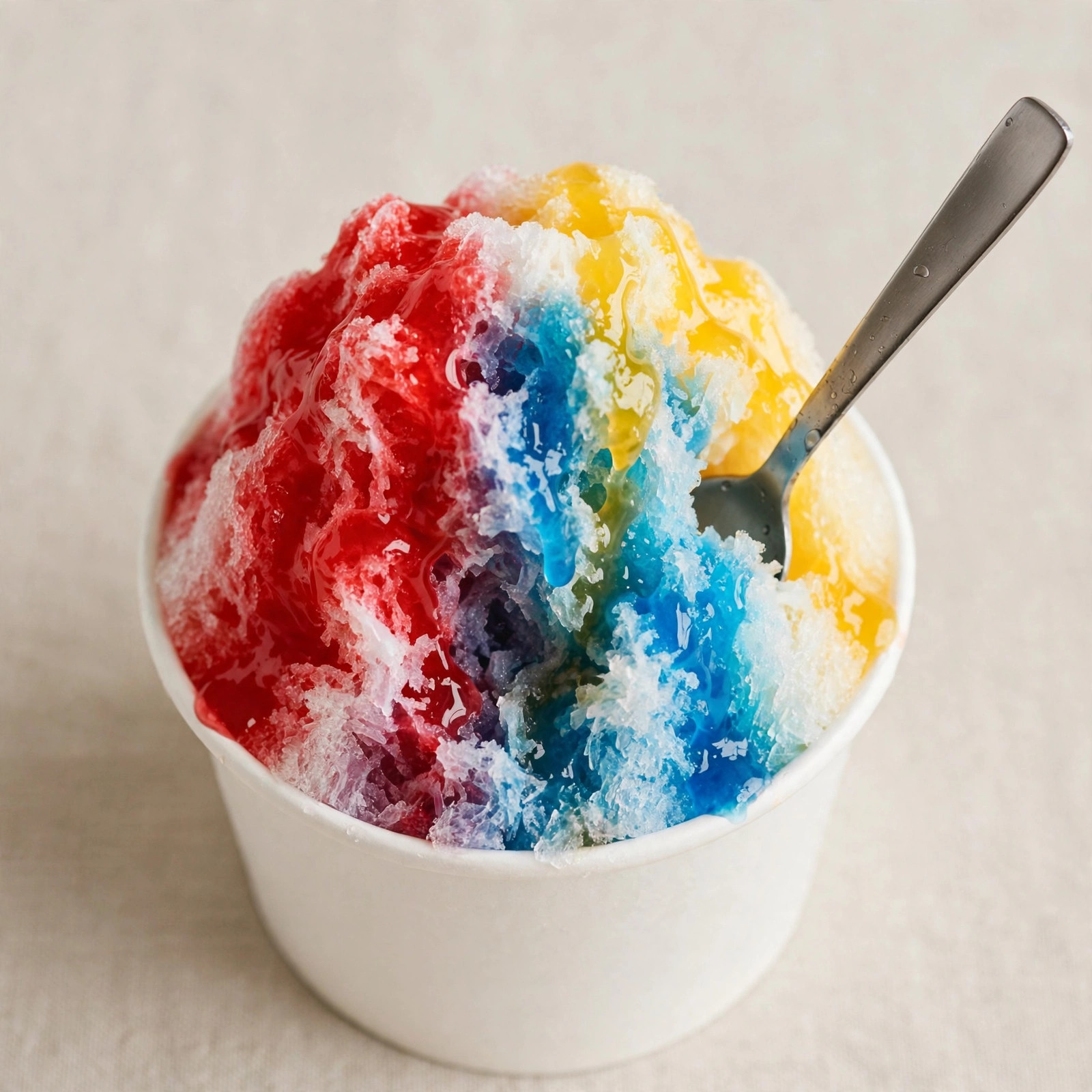 Colorful JoKa shaved ice cups